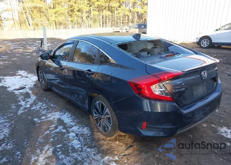 2017 Honda Civic Ex-L z USA, uszkodzony, nr VIN 19XFC1F74HE011923